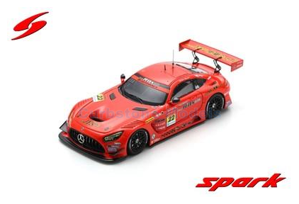 Modelauto 1:43 | Spark SGT044 | Mercedes AMG GT3 | R&#039;Qs MOTOR SPORTS 2022 #22 - H.Wada - M.Jyonai