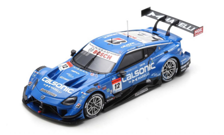 Modelauto 1:43 | Spark SGT021 | Nissan Z GT500 | CALSONIC IMPUL Z 2022 #12 - B.Baguette - K.Hiramine