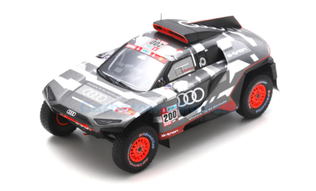 Modelauto 1:43 | Spark 18S826 | Audi Q Motorsport Q RS E-tron 2022 #200 - S.Peterhansel - E.Boulanger 