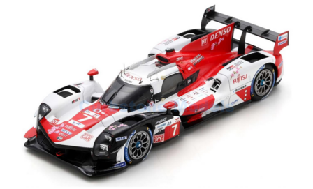 Modelauto 1:43 | Spark S8725 | Toyota GR010 Hybrid | Toyota-Gazoo Racing 2023 #7 - J.L&oacute;pez - M.Conway - K.Kobayashi