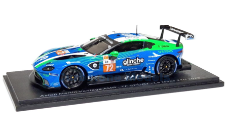 Modelauto 1:43 | Spark S8764 | Aston Martin Vantage AMR | TF Sport 2023 #72 - A.Robin - M.Robin - V.Hasse-Clot