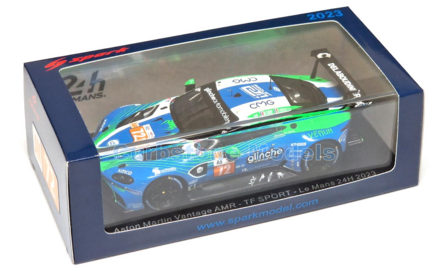 Modelauto 1:43 | Spark S8764 | Aston Martin Vantage AMR | TF Sport 2023 #72 - A.Robin - M.Robin - V.Hasse-Clot