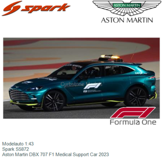 Modelauto 1:43 | Spark S5872 | Aston Martin DBX 707 F1 Medical Support Car 2023