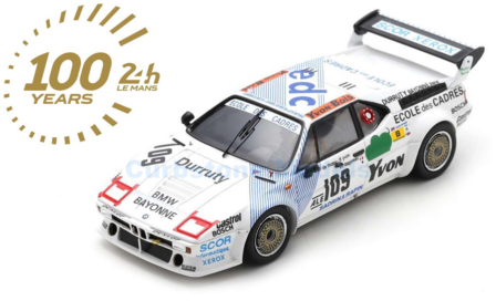 1:43 | Spark S6409 | BMW M1 | H. Gall Private Entry 1984 #109 - P.de Thoisy - P.Dagoreau - J.Yvon