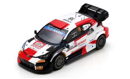 Modelauto 1:43 | Spark S6740 | Toyota Gazoo Yaris GR Rally1 Hybrid 2023 #18 - A.Johnston - T.Katsuta