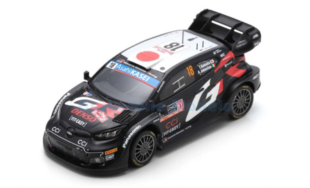 Modelauto 1:43 | Spark S6853 | Toyota Gazoo Yaris GR Rally1 Hybrid 2024 #18 - A.Johnston - T.Katsuta