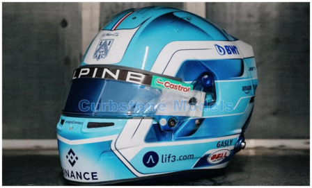 Modelauto 1:5 | Spark 5HF137 | Bell Helmet | Alpine 2024 #10 - P.Gasly