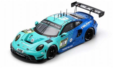 Modelauto 1:43 | Spark SG948 | Porsche 911 GT3 R | Falken Motorsports 2024 #33 - K.Bachler - A.Picariello - S.Muller - J.Andlau