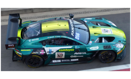 Modelauto 1:43 | Spark SB832 | Aston Martin Vantage AMR GT3 EVO | Comtoyou Racing 2024 #12 - N.Baert - E.Muth - S.&Oslash;gaard -