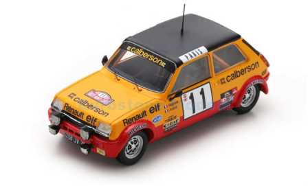 Modelauto 1:43 | Spark S6038 | Renault 5 Alpine Group.2 1979 #11 - J.Ragnotti - J.Andri&eacute;