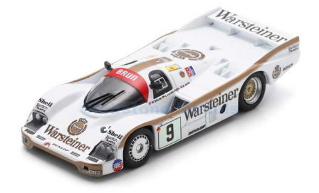 Modelauto 1:64 | Spark Y321 | Porsche 956 1984 #9 - W.Brun - L.Von Bayern - B.Akin