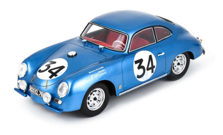 Modelauto 1:18 | Spark 18S675 | Porsche 356 | Bourel Racing Team 1979 #34 - R.Bourel - M.Slotine