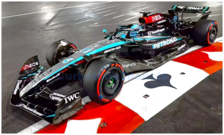 Modelauto 1:64 | Spark Y406 | Mercedes AMG Petronas Formula One Team W15 E-Performance 2024 #63 - G.Russell