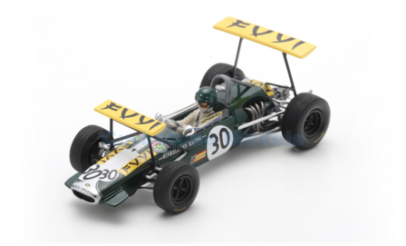 Modelauto 1:43 | Spark F2002 | Brabham BT23C 1968 #30 - J.Rindt