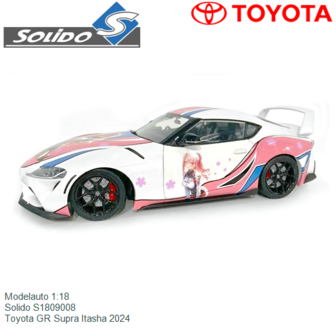 Modelauto 1:18 | Solido S1809008 | Toyota GR Supra Itasha 2024