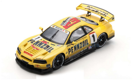 Modelauto 1:43 | Spark SJ163 | Nissan Skyline GT-R (R34) JGTC | Pennzoil Nismo 1999 #1 - E.Comas - S.Motoyama - A.Olofsson