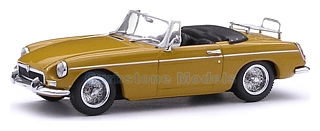 Modelauto 1:43 | Minichamps 430131034 | MG B met spaakwielen Oranje 1967