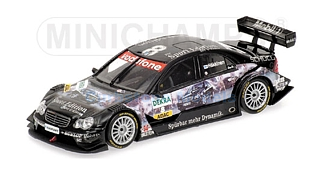 Modelauto 1:43 | Minichamps 400053508 | Mercedes Benz C Klasse | AMG 2005 #8 - M.Hakkinen