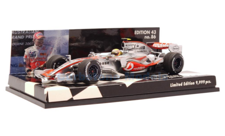 Modelauto 1:43 | Minichamps 530074312 | McLaren MP4-22 Vodafone | Vodafone 2007 - L.Hamilton