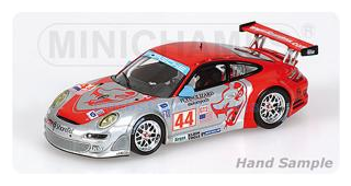 Modelauto 1:43 | Minichamps 400076444 | Porsche 911 GT3 RSR | Flying Lizard Motorsport 2007 #44 - S.Neiman - L.Pechnik - D.Law