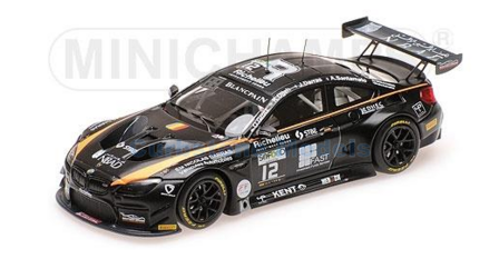 Modelauto 1:43 | Minichamps 437162612 | BMW M6 GT3 | Team Boutsen Ginion 2016 #12 - J.Darras - A.Santamato - O.Grotz - K.Ojjeh