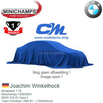 Modelauto 1:18 | Minichamps 155942601 | BMW 318 IS Class II | Team Schnitzer 1994 #1 - J.Winkelhock