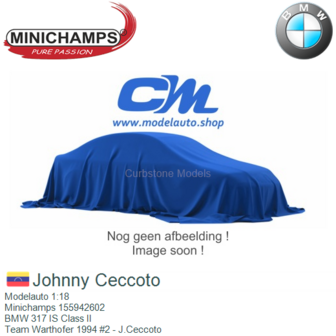 Modelauto 1:18 | Minichamps 155942602 | BMW 317 IS Class II | Team Warthofer 1994 #2 - J.Ceccoto