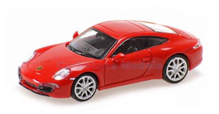 Modelauto 1:87 | Minichamps 870068020 | Porsche 911 Rood 2011