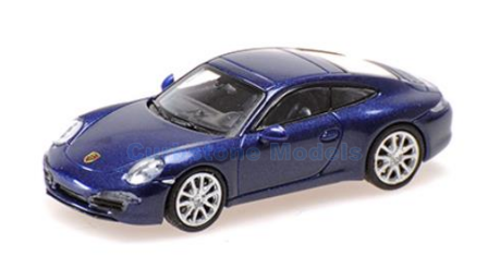 Modelauto 1:87 | Minichamps 870068021 | Porsche 911 Blauw 2011