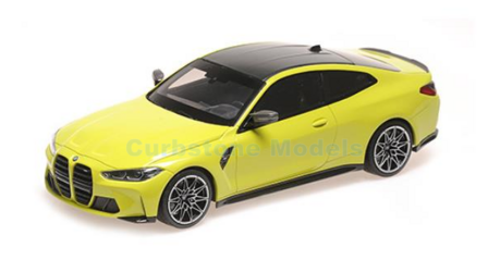 Modelauto 1:18 | Minichamps 155020120 | BMW M4 Geel 2020