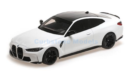 Modelauto 1:18 | Minichamps 155020122 | BMW M4 Wit 2020