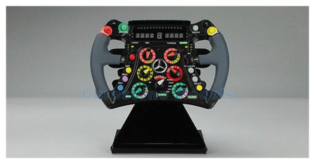 Accessoire 1:2 | Minichamps 251120007 | MERCEDES AMG PETRONAS F1 TEAM W03 Steering Wheel 2012 - M.Schumacher