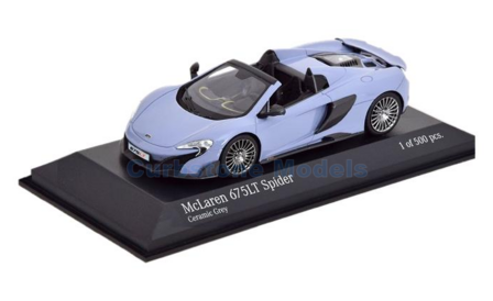 Modelauto 1:43 | Minichamps 537154434 | McLaren 675LT Spider Ceramic Grey 2016