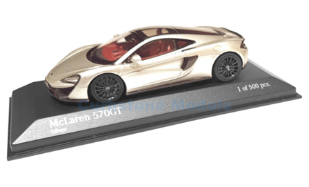 Modelauto 1:43 | Minichamps 537154524 | McLaren 570GT Silver 2016