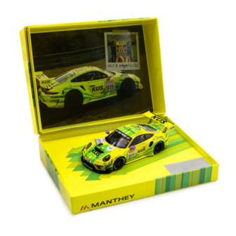 Modelauto 1:43 | Minichamps MG-M-911-21-4301 | Porsche 911 GT3 R Grello 2021 #911 - M.Christensen - K.Estre