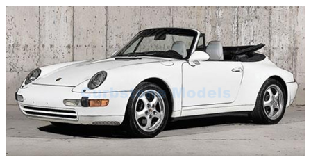 Modelauto 1:18 | Minichamps 155061131 | Porsche 911 993 Cabrio 1994