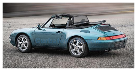 Modelauto 1:18 | Minichamps 155061132 | Porsche 911 993 Carrera Cabriolet Green Metallic 1994