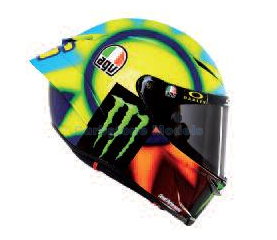 Motorfiets 1:8 | Minichamps 399210046 | AGV Helm 2021 #46 - V.Rossi