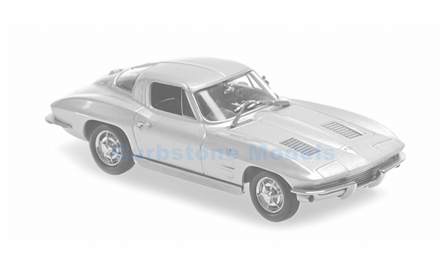 Modelauto 1:43 | Minichamps 940142821 | Chevrolet Corvette C2 Coup&eacute; Turquoise Metallic 1963