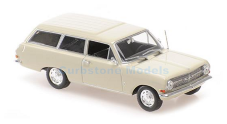 Modelauto 1:43 | Minichamps 940041011 | Opel Record A Caravan Beige 1962