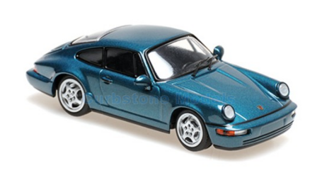 1:43 | Minichamps 940062921 | Porsche 911 Carrera TUQUOISE METALLIC 1992