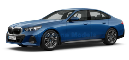 Modelauto 1:18 | Minichamps 110023400 | BMW i5 Blue Metallic 2023