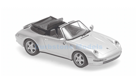 Modelauto 1:43 | Minichamps 940063161 | Porsche 911 Cabriolet (993) Black 1994