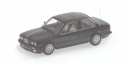 Modelauto 1:87 | Minichamps 870024001 | BMW 3 Series E30 Black 1989