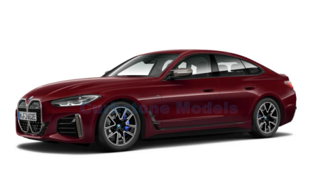 Modelauto 1:87 | Minichamps 870024301 | BMW I4 M50 Red Metallic 2022