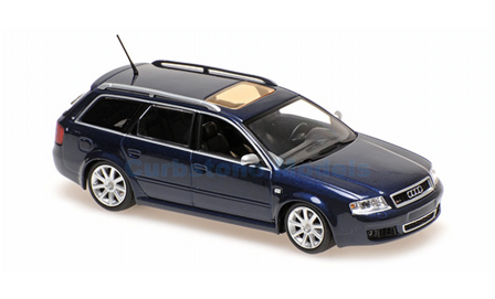 Modelauto 1:43 | Minichamps 940011710 | Audi RS6 Avant Blue Metallic 2002