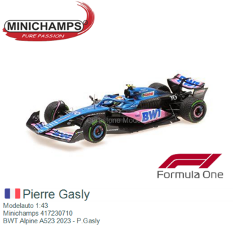 Modelauto 1:43 | Minichamps 417230710 | BWT Alpine A523 2023 - P.Gasly