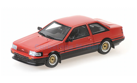 Modelauto 1:87 | Minichamps 870164120 | Toyota Corolla GT Red 1984