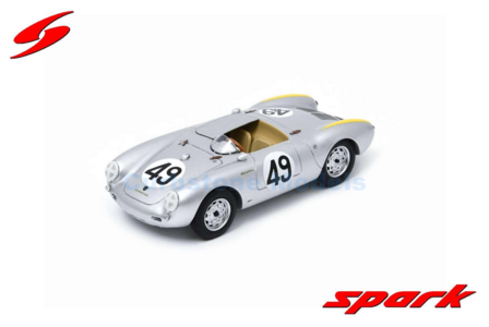 Modelauto 1:43 | Spark S9713 | Porsche 550 Spyder 1955 #49 - Z.Arkus-Duntov - A.Veuillet