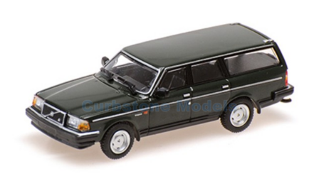 Modelauto 1:87 | Minichamps 870171414 | Volvo 240 GL break Donker Groen 1986